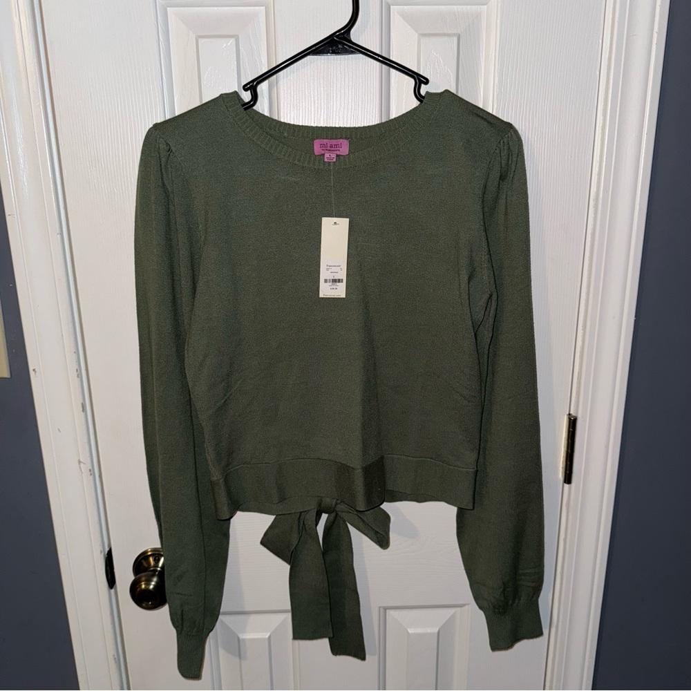 Mi Ami Green Sweater L